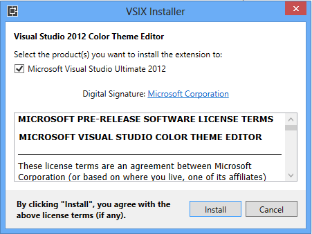 Extension installer