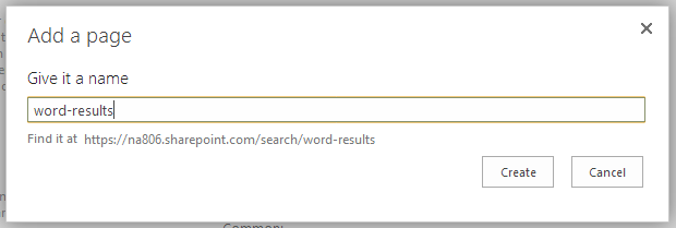 Creating the word-results page